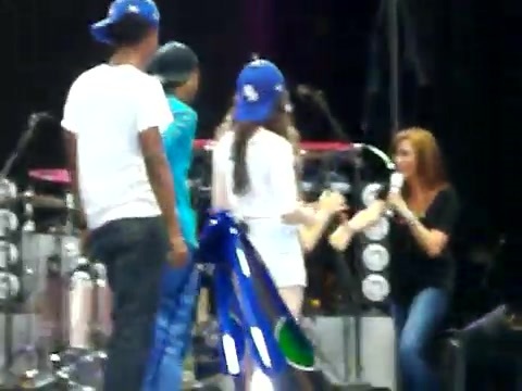 Demi Lovato\'s Entrance at Souncheck 1410 Demi Lovato\'s Entrance at Souncheck 1410