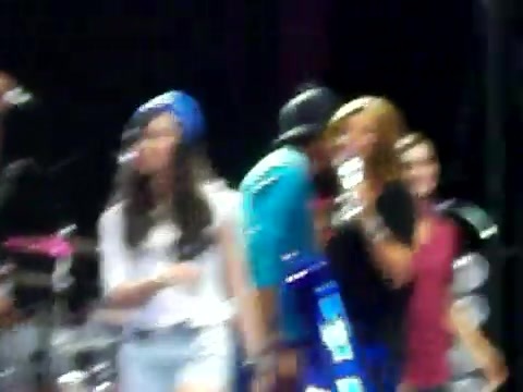 Demi Lovato\'s Entrance at Souncheck 1860