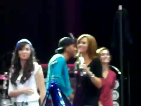 Demi Lovato\'s Entrance at Souncheck 1883