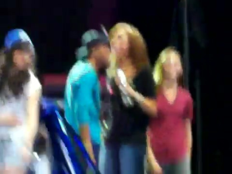 Demi Lovato\'s Entrance at Souncheck 1901