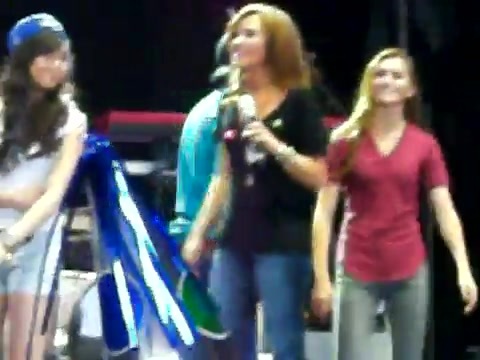 Demi Lovato\'s Entrance at Souncheck 1921