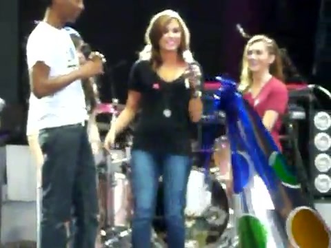 Demi Lovato\'s Entrance at Souncheck 2126