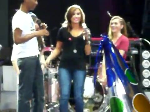 Demi Lovato\'s Entrance at Souncheck 2130
