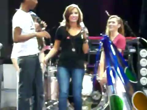 Demi Lovato\'s Entrance at Souncheck 2137