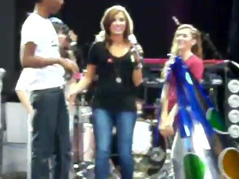 Demi Lovato\'s Entrance at Souncheck 2144