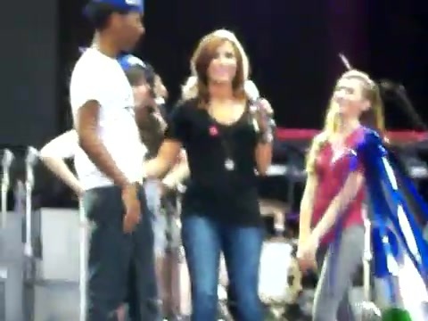 Demi Lovato\'s Entrance at Souncheck 2163