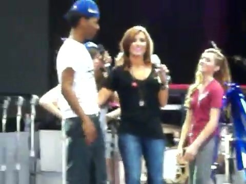 Demi Lovato\'s Entrance at Souncheck 2174