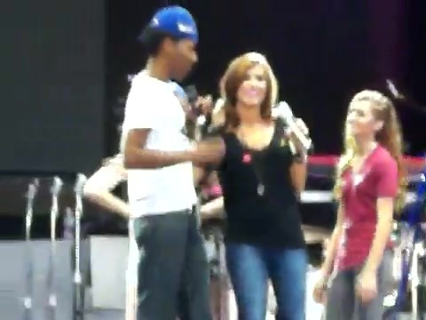 Demi Lovato\'s Entrance at Souncheck 2186