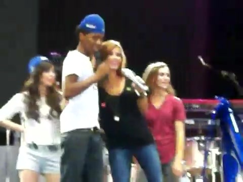 Demi Lovato\'s Entrance at Souncheck 2220
