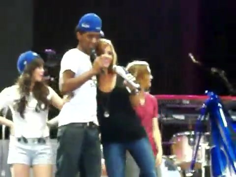 Demi Lovato\'s Entrance at Souncheck 2234