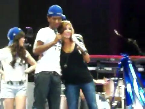 Demi Lovato\'s Entrance at Souncheck 2259