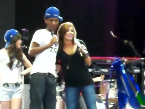 Demi Lovato\'s Entrance at Souncheck 2272
