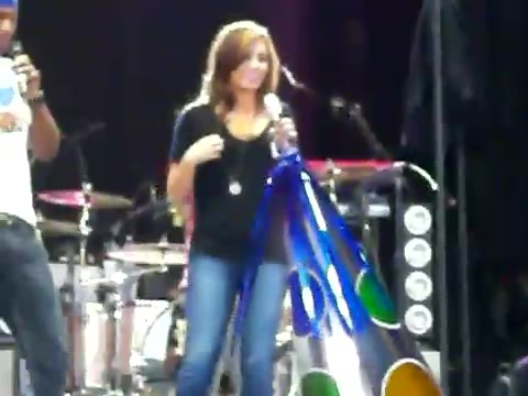 Demi Lovato\'s Entrance at Souncheck 2356