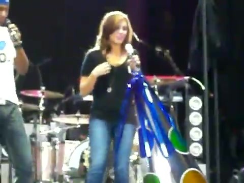 Demi Lovato\'s Entrance at Souncheck 2371