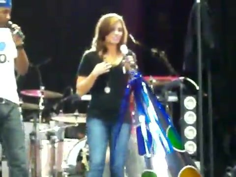 Demi Lovato\'s Entrance at Souncheck 2382