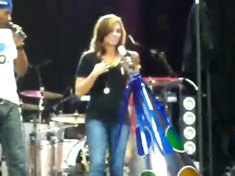 Demi Lovato\'s Entrance at Souncheck 2387