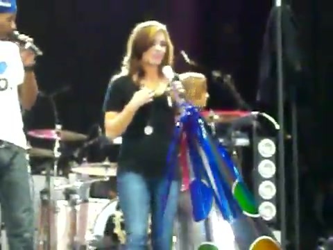 Demi Lovato\'s Entrance at Souncheck 2398