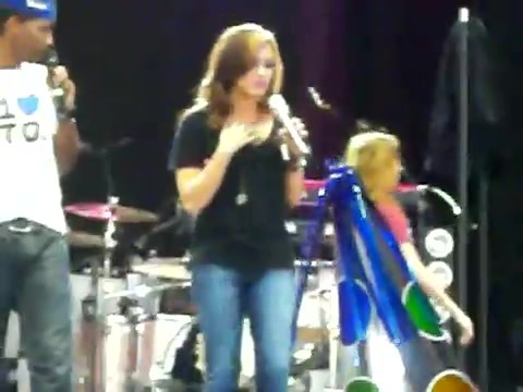 Demi Lovato\'s Entrance at Souncheck 2431