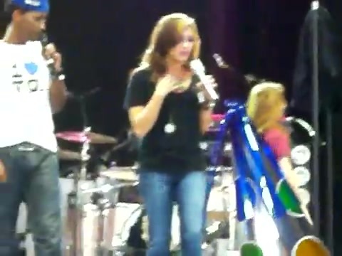 Demi Lovato\'s Entrance at Souncheck 2441