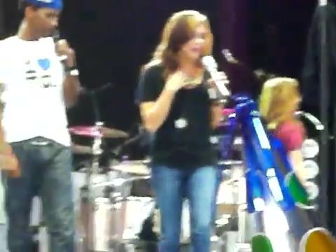 Demi Lovato\'s Entrance at Souncheck 2445