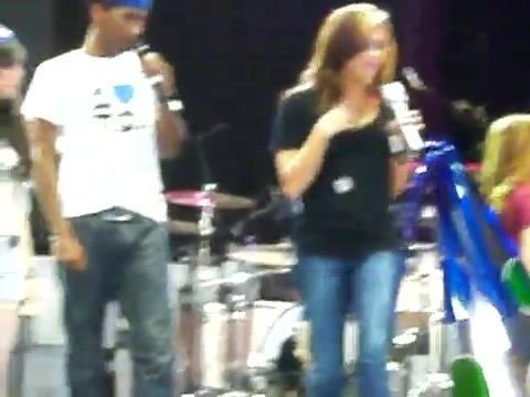 Demi Lovato\'s Entrance at Souncheck 2457