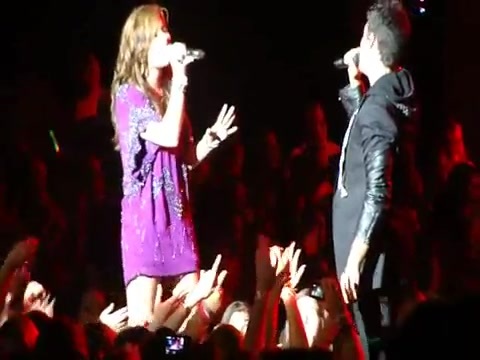 Joe Jonas Gives A  Warm Hug To Ex-Girlfriend Demi Lovato 0135
