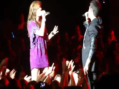 Joe Jonas Gives A  Warm Hug To Ex-Girlfriend Demi Lovato 0138