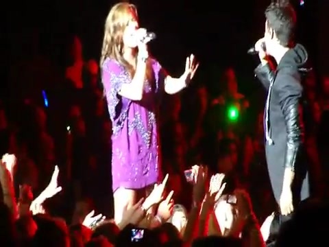 Joe Jonas Gives A  Warm Hug To Ex-Girlfriend Demi Lovato 0186