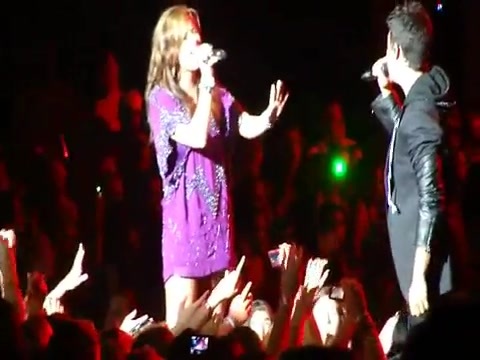Joe Jonas Gives A  Warm Hug To Ex-Girlfriend Demi Lovato 0189