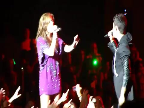Joe Jonas Gives A  Warm Hug To Ex-Girlfriend Demi Lovato 0222