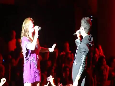 Joe Jonas Gives A  Warm Hug To Ex-Girlfriend Demi Lovato 0297