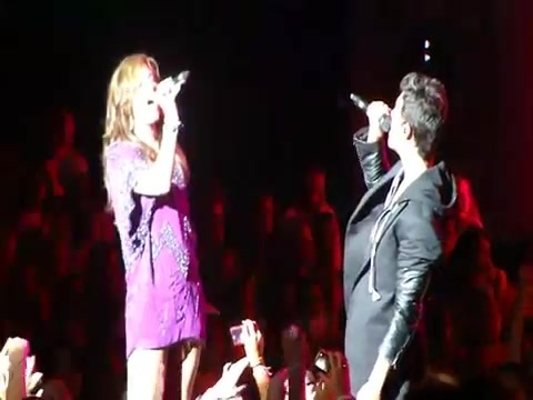 Joe Jonas Gives A  Warm Hug To Ex-Girlfriend Demi Lovato 0570