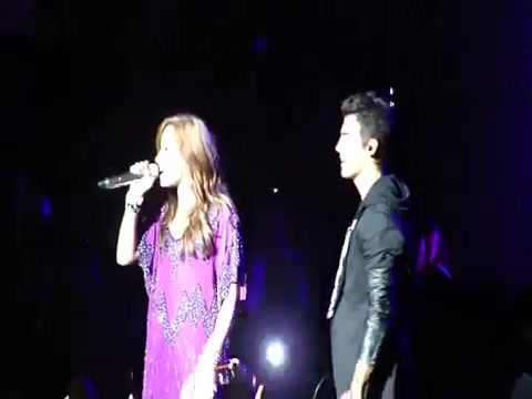 Joe Jonas Gives A  Warm Hug To Ex-Girlfriend Demi Lovato 1198