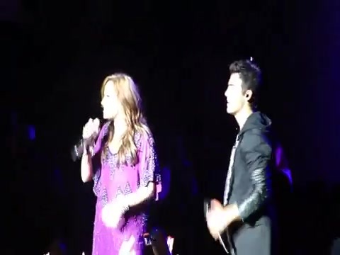 Joe Jonas Gives A  Warm Hug To Ex-Girlfriend Demi Lovato 1209