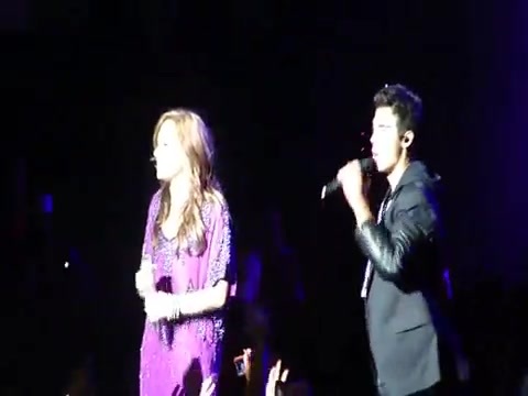 Joe Jonas Gives A  Warm Hug To Ex-Girlfriend Demi Lovato 1232