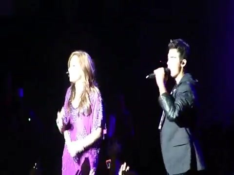 Joe Jonas Gives A  Warm Hug To Ex-Girlfriend Demi Lovato 1240