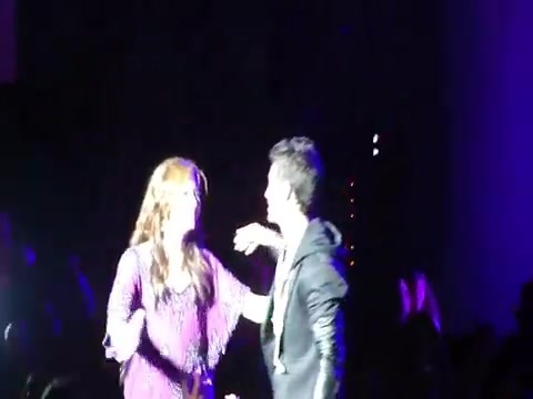 Joe Jonas Gives A  Warm Hug To Ex-Girlfriend Demi Lovato 0957
