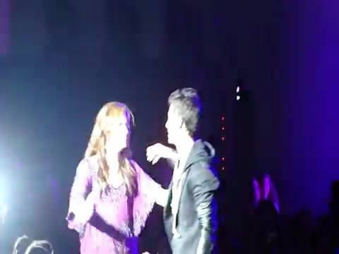 Joe Jonas Gives A  Warm Hug To Ex-Girlfriend Demi Lovato 0960