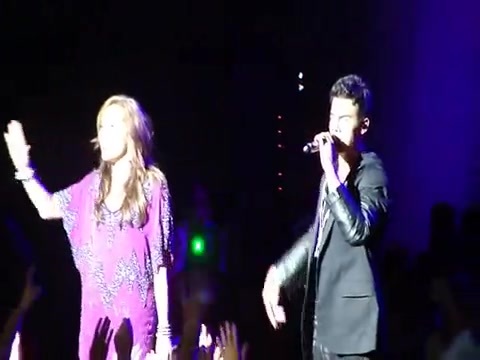 Joe Jonas Gives A  Warm Hug To Ex-Girlfriend Demi Lovato 1302