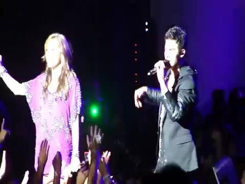 Joe Jonas Gives A  Warm Hug To Ex-Girlfriend Demi Lovato 1341