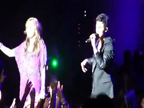 Joe Jonas Gives A  Warm Hug To Ex-Girlfriend Demi Lovato 1354