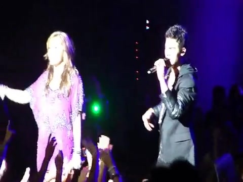 Joe Jonas Gives A  Warm Hug To Ex-Girlfriend Demi Lovato 1361