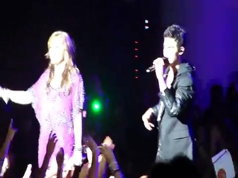 Joe Jonas Gives A  Warm Hug To Ex-Girlfriend Demi Lovato 1362