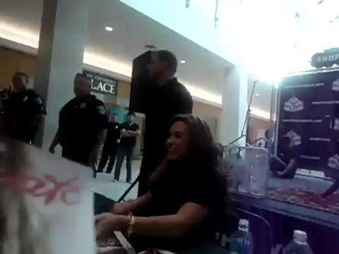 me meeting Demi 0809