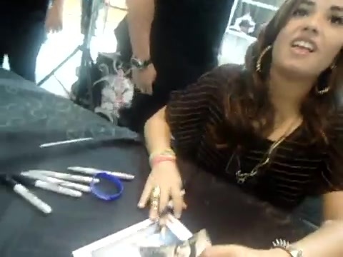 me meeting Demi 1194