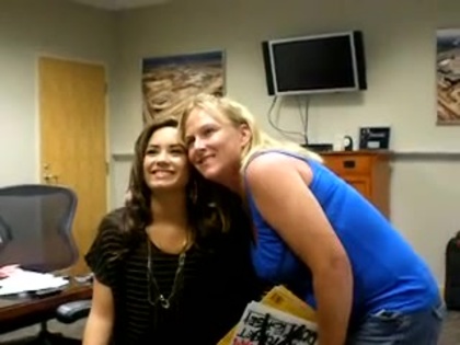 DEMI LOVATO VIP MEETING AT 8-1-10 1165