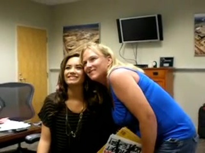 DEMI LOVATO VIP MEETING AT 8-1-10 1173