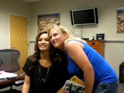 DEMI LOVATO VIP MEETING AT 8-1-10 1238