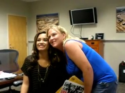 DEMI LOVATO VIP MEETING AT 8-1-10 1266