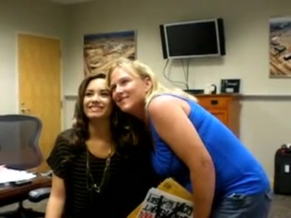 DEMI LOVATO VIP MEETING AT 8-1-10 1272